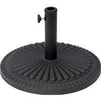 Patio Garden Umbrella Base Stand Holder, Round, Fits £35mm,£38mm,£48mm Poles