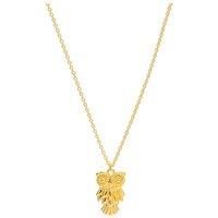 Gift Packaged 'Vera' 18ct Yellow Gold Plated 925 Silver Owl Necklace