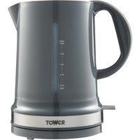 Tower T10049GRP Belle Jug Kettle with Rapid Boil, 1.5 Litre, 3000 W, Graphite