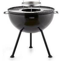 Tower T978512 Sphere Fire Pit and BBQ Grill, Black