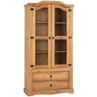 MEXICAN PINE CORONA DISPLAY UNITS  BUFFET HUTCH CABINET