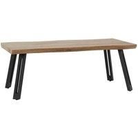 Seconique Quebec Wave Edge Coffee Table in Medium Oak Effect