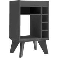 Naples Grey Painted Finish Mini Bar Side Table