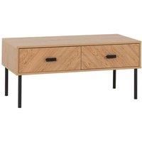 Seconique Coffee Table, Engineered Wood, Medium Oak Effect, W 1000mm x D 495mm x H 460mm