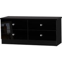 Tedesca 4-Drawer Midi Chest of Drawers - Black