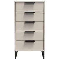 Welcome Furniture Ready Assembled Hong Kong G 5 Drawer Tallboy In Kashmir Matt