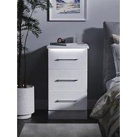 Swift Vegas 3 Drawer Bedside Cabinet