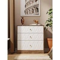 Swift Ohio Ready Assembled 3 Drawer Deep Chest