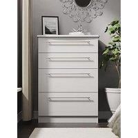 Welcome Furniture Ready Assembled Las Vegas 4 Drawer Deep Chest In Reed Green