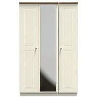 Welcome Furniture Ready Assembled Nashville Tall 2 Drawer Wardrobe In Reed Green