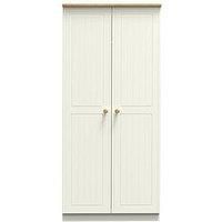 Welcome Furniture Ready Assembled Nashville 6 Drawer Midi Chest In White Matt & Vintage Oak