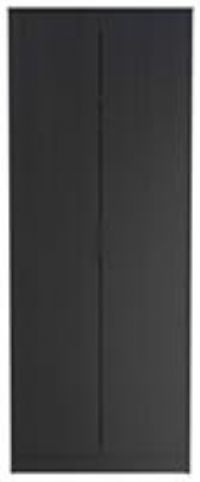 Welcome Bergen 2 Door Wardrobe - Black