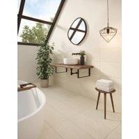 Wickes Sigford Sand Matt Porcelain Wall & Floor Tile - 600 x 300mm