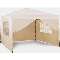 VonHaus 3M X 3M Pop up Gazebo - Ivory - Includes Weights