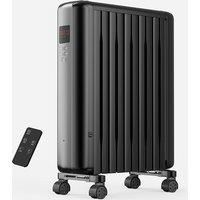 VonHaus Oil Filled Radiator, Digital Oil Heater Portable Electric Free Standing