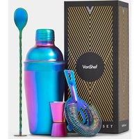 Iridescent Cocktail Shaker Set, BTFY Pearlescent Stainless Steel Bartender Kit