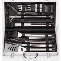 25Pcs BBQ Tool Set with Metal Case, VonHaus Barbecue Accessories Kit