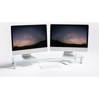 X Large Monitor Stand Height Adjustable Screen Riser | 100 x 26cm