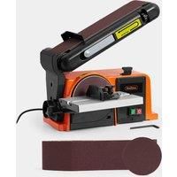 VonHaus Benchtop Belt & Disc Sander, 100mm x 915mm, with Cast Iron Base and Integrated Dust Port