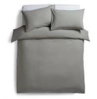 Habitat Washed Grey Stonewashed Bedding Set  Double