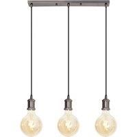 4lite 3-Way Bar Pendant with G125 Bulbs, White