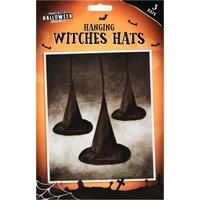 Halloween Hanging Witches Hats 3 Pack