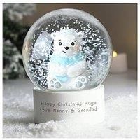 Personalised Polar Bear Snow Globe