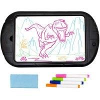 Doodle Kid's 15.4 Inch Magic LED Light Dinosaur Pictures Magic Drawing Board