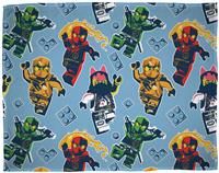 Character World Officially Licensed Lego Ninjago Fleece Blanket | Super Soft Warm True Design Throw, | Perfect For The Home, Bedroom, Camping & Sleepovers