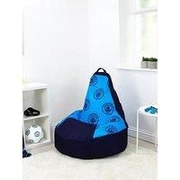 Manchester City Beanbag Chair Filled Indoors Outdoors Football Bean Chair