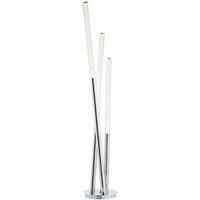 Multi Arm LED Floor Lamp Chrome Modern Free Standing Tall Lounge Feature Light