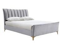 Birlea Clover Velvet Kingsize Bed Frame  Grey