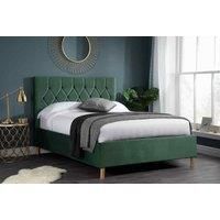 Birlea Loxley Fabric Ottoman Storage Lift Up Bed 5ft Kingsize Green