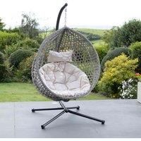 Artemis Home Ibstone Swing Egg Pod Chair - Cream