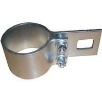 Galvanised bracket clamp for 48mm diameter shade sail poles