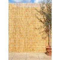 Peeled Reed Screening Roll Natural Fencing Privacy Screen Papillon 3.0m x 1.0m