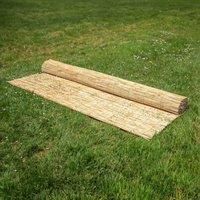 Primrose Thick Natural Bamboo Style Reed Outdoor Patio Fencing Screening 3m x 1.5m (9ft 8in x 3ft 3in)