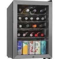 Kuhla KBC2SS Stainless Steel 62L Wine & Drinks Mini Fridge with Lock