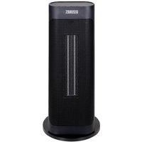 Zanussi 2000W/2KW Electric Heater Black, Compact Freestanding Oscillating Ceramic Tower Heater, 2 Heat Settings, Digital Display & Remote Control, Lightweight & Silent, ZPTCH3002B, 2 Year Guarantee