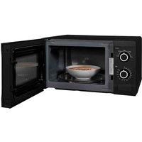 Abode Black Microwave 700W 20L Manual with 5 Power Levels & Defrost, AMM2001B