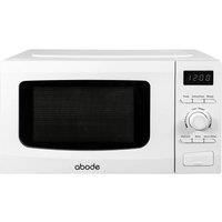 Abode White Digital Microwave 700W 20L with 8 Auto Cook Menus Defrost, AMD2002-M