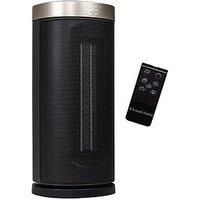 Russell Hobbs 13 Inch Space Portable Heater, 2000W Silent Oscillating Ceramic Electric Heater Black & Gold, Low Energy Digital Display, 5-Modes, 24hr Auto Timer, Overheat Protection, RHCTH2001G