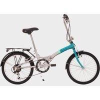 Compass Men/'s /'Northern/' Folding Bike, White/Blue, One Size