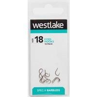 Westlake Barbless Eyed Hooks (Size 18)