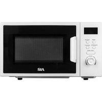 20L Microwave In Silver, Digital Display, 700W, 8 Auto-Functions - SIA FDM21SI