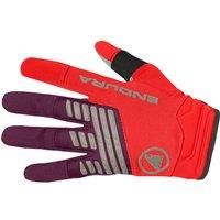 Endura SingleTrack Gloves Pomegranate