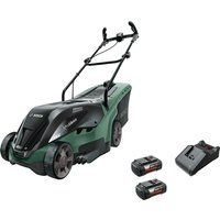 Bosch UNIVERSALROTAK 36-550 36v Cordless Rotary Lawnmower 380mm 2 x 4ah Li-ion Charger