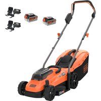 Black and Decker BCMW3318 36v Cordless Rotary Lawnmower 330mm (Uses 2 x 18v) 2 x 4ah Li-ion Charger