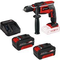 Einhell TC-ID 18 Li 18v Cordless Impact Hammer Drill 2 x 4ah Li-ion Charger No Case