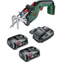 Bosch KEO 18 LI P4A 18v Cordless Reciprocating Pruning Saw 2 x 2.5ah Li-ion Charger